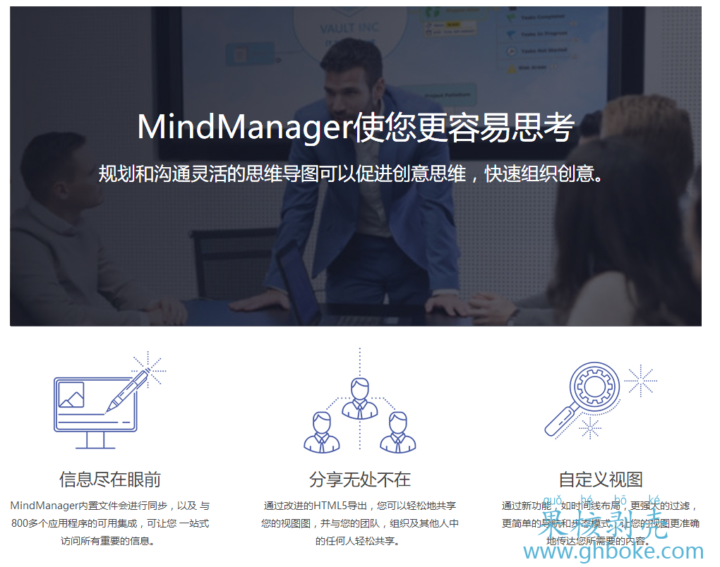 Mindjet MindManager 2019 v19.1.198中文修改版