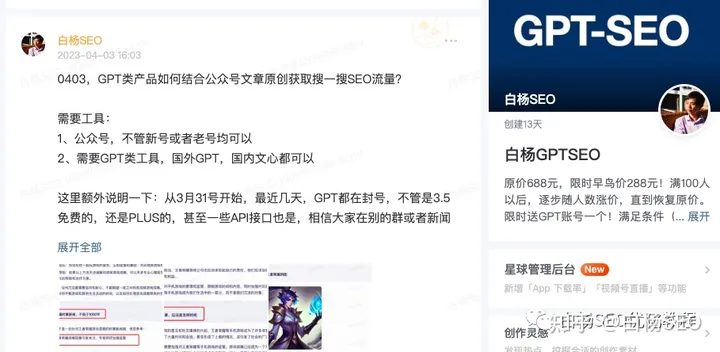 白杨SEO：学会GPT和SEO结合，可能让你更好的搞定全网自然搜索流量！