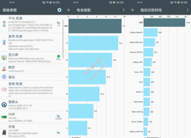 隐秘参数v2.8.3 手机硬件检测和性能测试工具 - Android