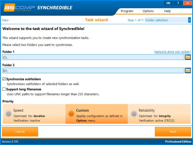 ASCOMP Synchredible(文件夹同步工具) Pro v8.105 便携版