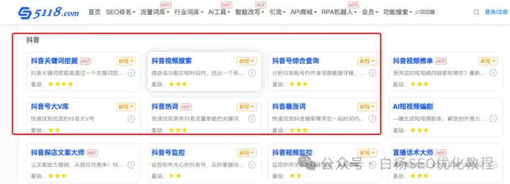 白杨SEO：5118工具怎么用？