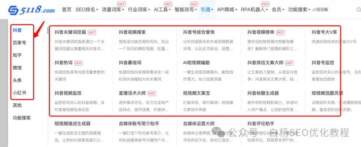 白杨SEO：5118工具怎么用？