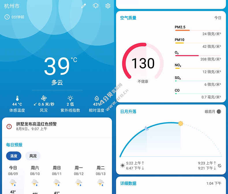 Breezy Weather 5.2.7 开源天气预报最新版 - Android